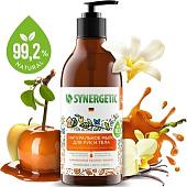 Synergetic Натуральное мыло Карамельное яблоко и ваниль 380 мл