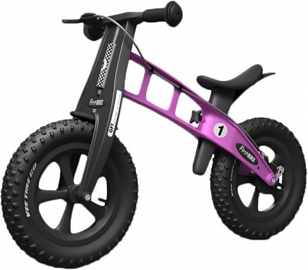 Беговел FirstBIKE Fat с тормозом (розовый)