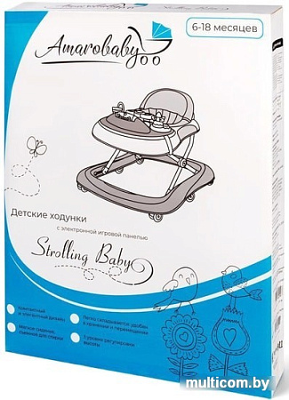 Ходунки Amarobaby Strolling Baby (зеленый)