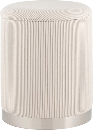 Stool Group Эмили 19A205CG-2 (серебро/вельвет молочный)