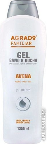 Agrado Гель для душа Bath & Shower Gel Oatmeal 1250 мл