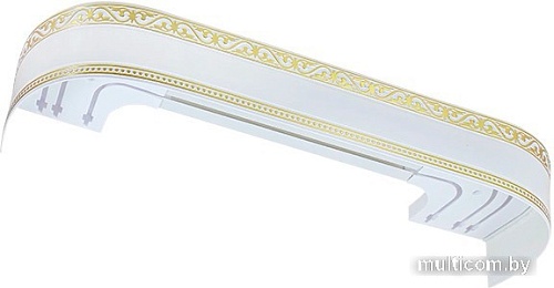Карниз для штор Legrand Монарх 48069570 (2.8 м, белый глянец)