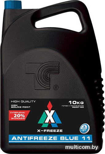 Охлаждающая жидкость Тосол-Синтез Classic X-Freeze G11 blue 10л