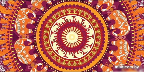 Корзина JoyArty Слоновая мандала gaba_12617