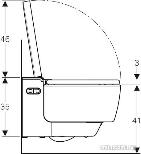 Унитаз Geberit AquaClean Mera Comfort 146.214.11.1