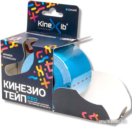 Тейп Kinexib Pro 5 см x 5 м (синий)