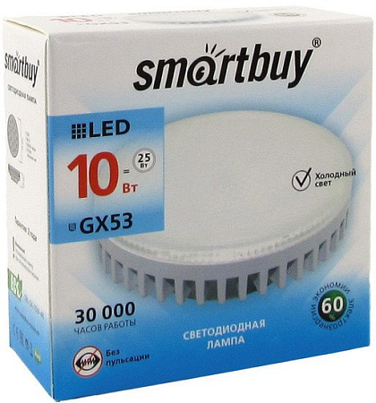 Светодиодная лампа SmartBuy GX53 10 Вт 4100 К [SBL-GX-10W-4K]