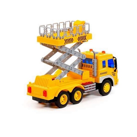 Автомобиль с подъемником Полесье Сити 89762 (желтый)