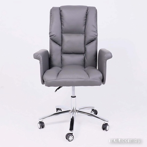 Офисное кресло AksHome Homer Eco (кожзам, темно-серый)