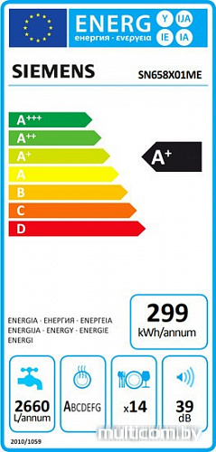 Посудомоечная машина Siemens SN658X01ME