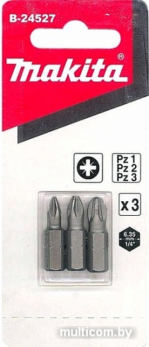 Набор бит Makita B-24527 (3 предмета)