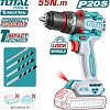 Ударная дрель-шуруповерт Total TIDLI205581 (без АКБ)