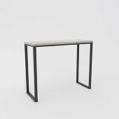 Барный стол Hype Mebel Классик 120x55 (черный/древесина белая)