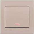 Выключатель Lezard Deriy 702-0303-111 (кремовый)