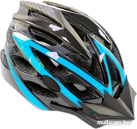 Cпортивный шлем Favorit IN20-L-BL (черный/синий)