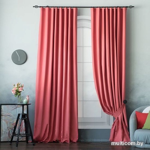 Комплект штор Pasionaria Билли 340x250 с подхватами (малиновый)