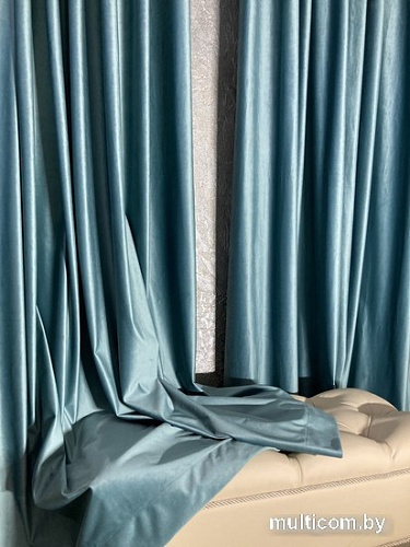 Комплект штор Ника Зварико 7300270/2 3.0x2.7 м (бирюзово-голубой 30)