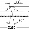 Верхний душ Grohe Tempesta 250 26666000