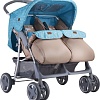 Коляска прогулочная «книга» Lorelli Twin 2019 (blue&amp;beige moon bear)