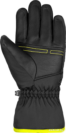 Горнолыжные перчатки Reusch Alan Junior 6361115-7002 (р-р 5.5, Blck/Bril Blu/Safety Yell)