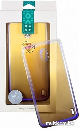 Чехол Case Rainbow для Nokia 2 (черный)