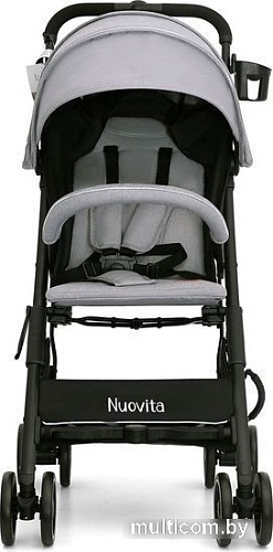 Коляска прогулочная «книга» Nuovita Vero (серый)