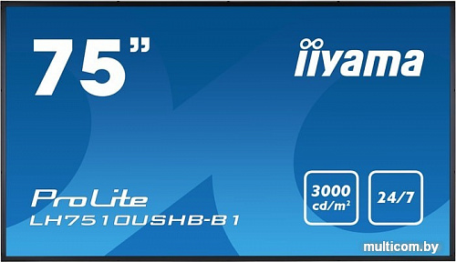 Информационная панель Iiyama LH7510USHB-B1