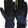 Горнолыжные перчатки Reusch Pro Rc 6201110-7470 (р-р 9, Black/Dress Blue/Gold)