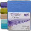 Постельное белье Альвитек Махровая на резинке 140x200x20 ПМР-ЛАЗУ-140 (лазурь)