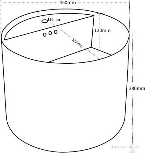 Умывальник Maxonor Pure Life Harmony PL-SK706345-18 подвесной (белый глянец)