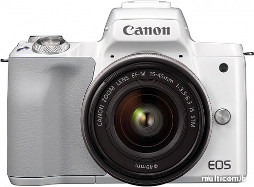 Фотоаппарат Canon EOS M50 Kit 15-45mm (белый)