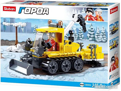 Конструктор Sluban Город M38-B0952 Снегоуборщик