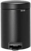 Brabantia Pedal Bin NewIcon 3 л (минерально-черный)