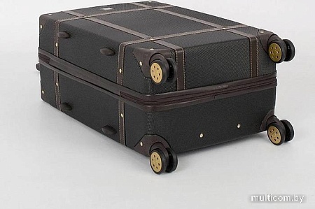 Чемодан-спиннер Francesco Molinary 336-0193/3-24 (черный)