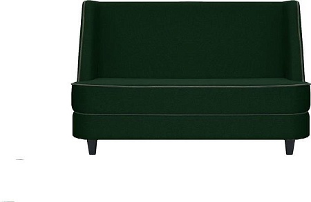 Диван Brioli Рико двухместный (рогожка, J8 темно-зеленый)