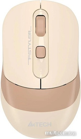 Мышь A4Tech Fstyler FG10CS Air (бежевый/коричневый)