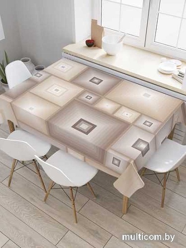 Скатерть JoyArty Квадратный креатив tcox_14474_120x145