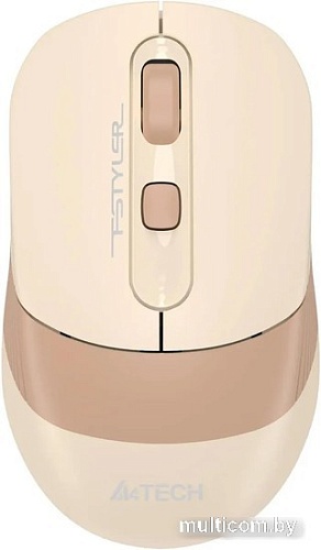 Мышь A4Tech Fstyler FG10CS Air (бежевый/коричневый)