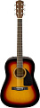 Акустическая гитара Fender CD-60 Dread V3 DS SB WN