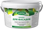Узор для фасадов акриловая 3 кг (белый матовый)