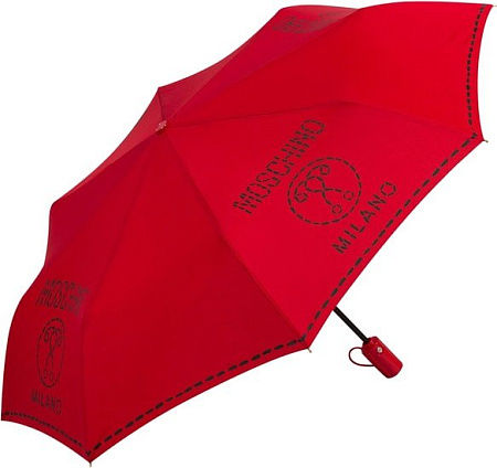 Зонт Moschino 8012-OCC Stitches Red