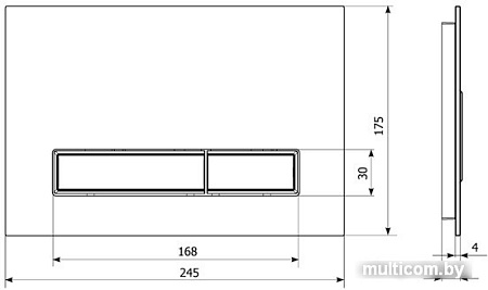 Панель смыва Lavinia Boho Relfix 3805003W (белый)