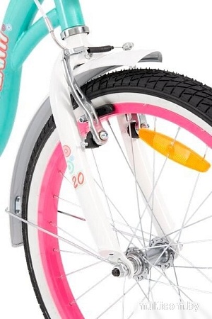 Детский велосипед Nialanti Minnie 16 2025 (бирюзовый, разобранный)