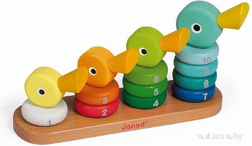 Сортер Janod Набор пирамидок Утята J08212