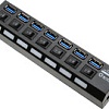 USB-хаб 5bites HB37-303PBK