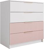 ДСВ Лавис КМД 800.1 (белый/белый софт/роза)