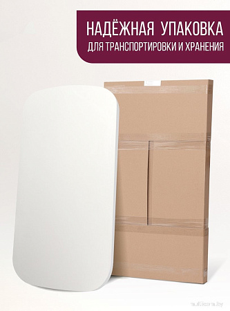Столешница Millwood Закругленная 115x70x1.8 (белый)