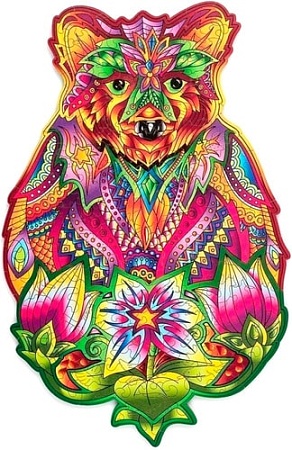 Пазл Wood Trick Вдохновленный медведь