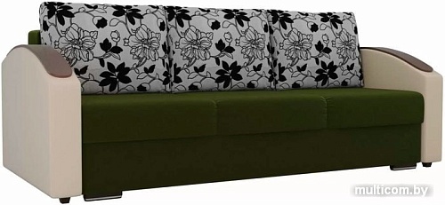 Диван Лига диванов Монако slide 102003 (зеленый/бежевый/серый)
