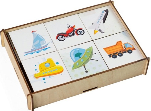 Развивающая игра Paremo Мемори. Транспорт PE720-80